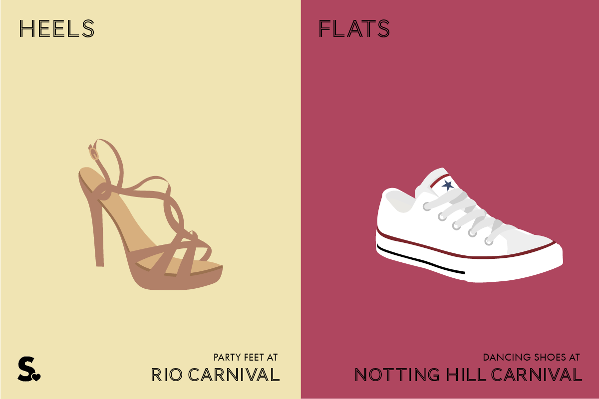 Rio-vs-London-Carnival Shoes