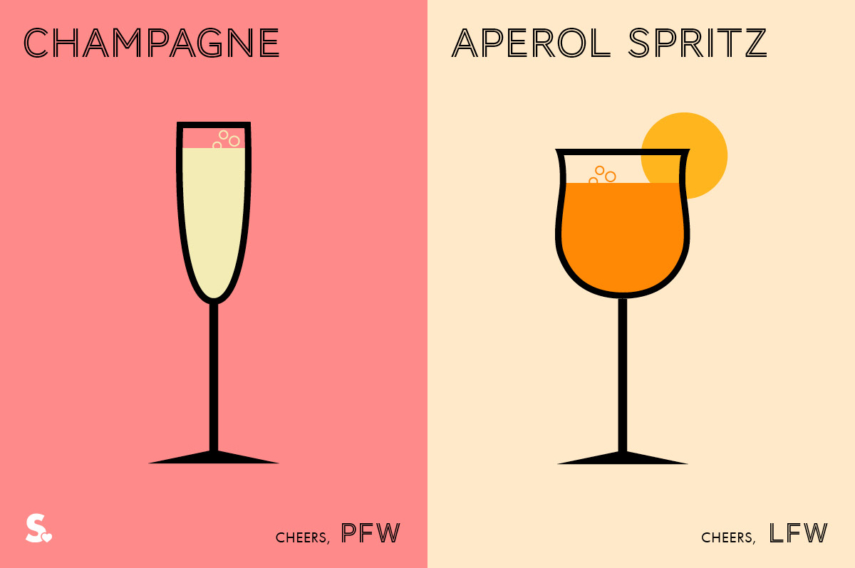 Champagne vs Aperol Spritz