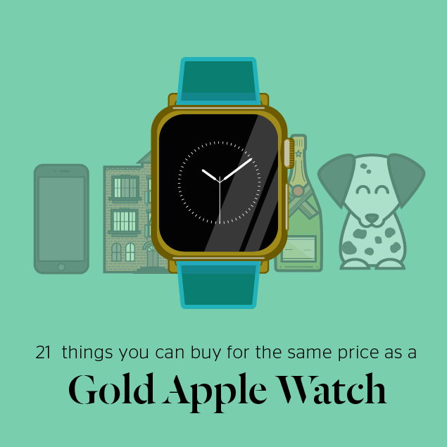 21 Things You Could Buy For The Same Price as a Gold Apple Watch