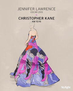 Dior x Christopher Kane dress