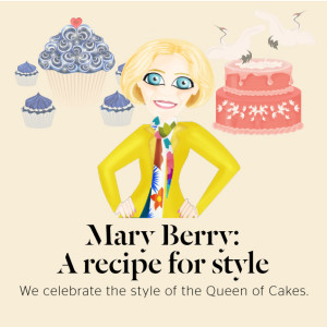 Mary Berry - A Recipe For Style cakes as outfits