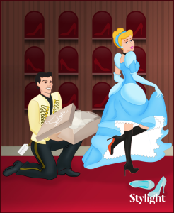 Cinderella - Disney Princesses on Valentines Day by Stylight