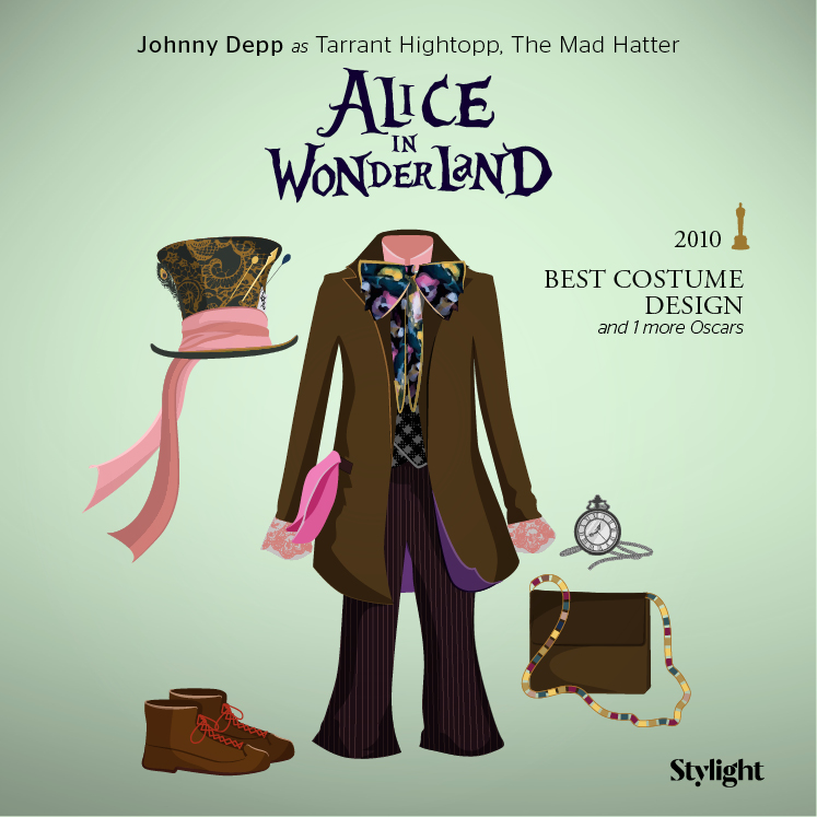 Most Iconic Oscars Costumes - Alice in wonderland mad hatter by Stylight